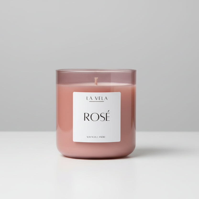 Rose' Candle