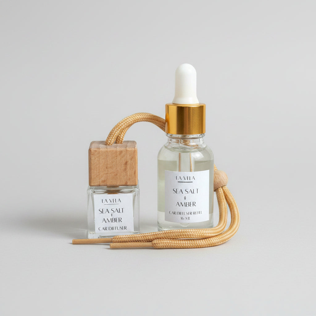 Sea Salt + Amber Car Diffuser