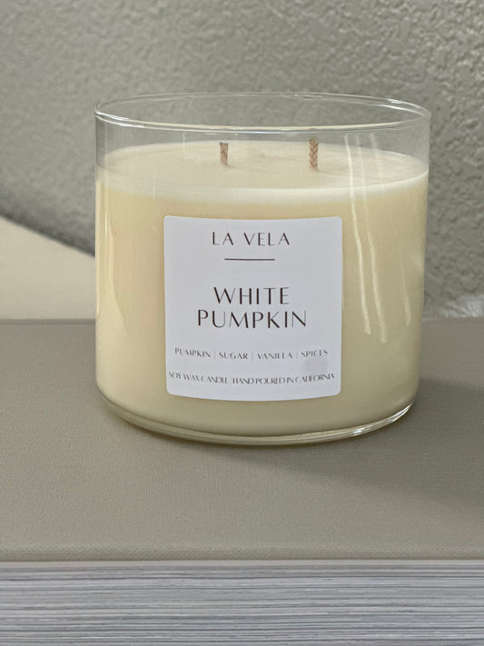 WHITE PUMPKIN, DOUBLE WICK