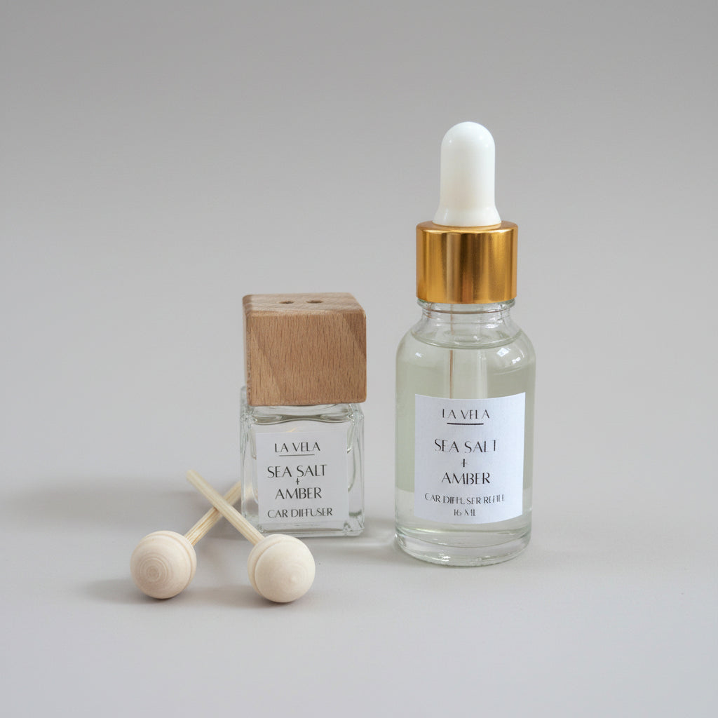 Sea Salt + Amber Car Diffuser