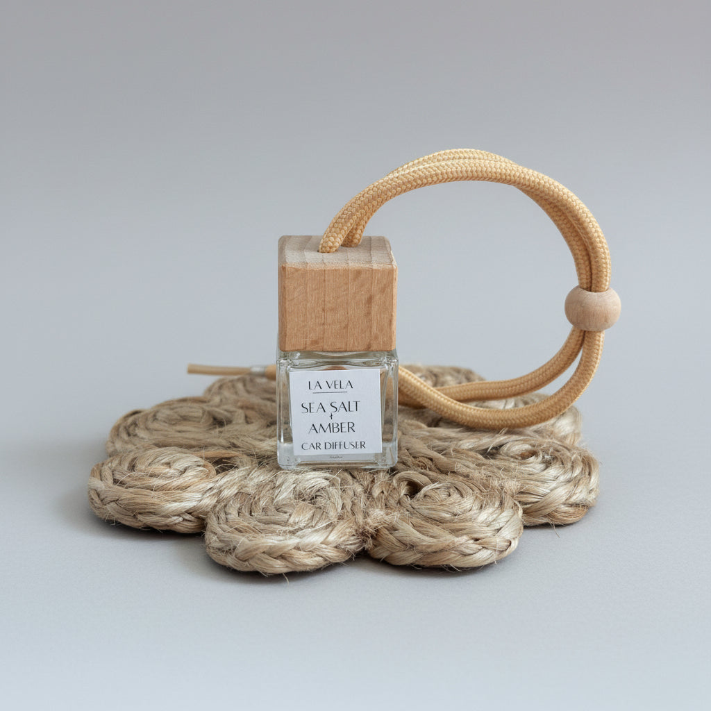 Sea Salt + Amber Car Diffuser